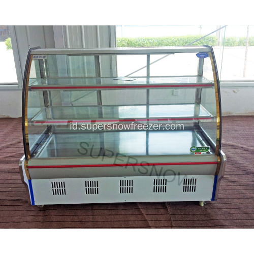 etalase display berpendingin stainless steel